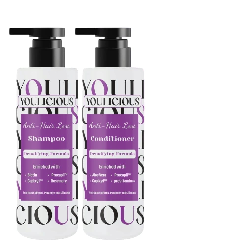 Youlicious anti Hair Loss Hair Purify & Hydrate Bundle Shampoo&Conditionar400ml
