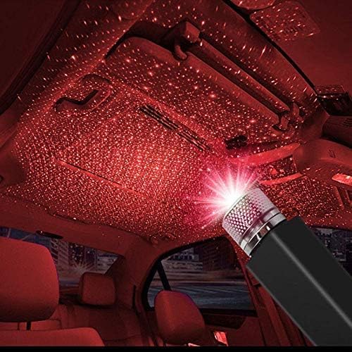 USB Star Ambient Laser Car Lamp Car Interior LED Lights Room Full Star Decoration - KaberTrade