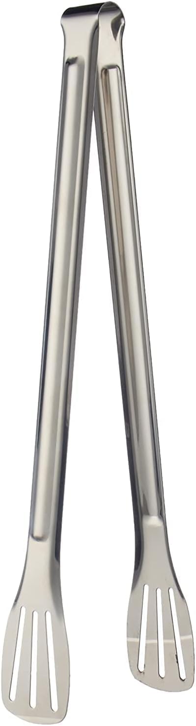 Portal FoodClip Stainless Steel Rectangular Serving Tongs - Silver