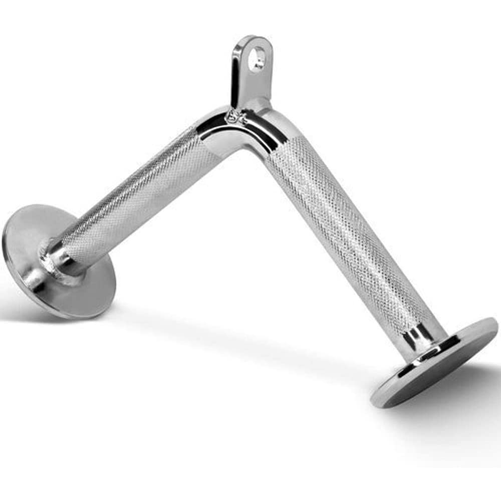 Arabest Tricep Press Down Bar - V Bar Cable Attachment with Non Slip Knurl Handle, Lat Pull Down Attachment for Weight Workout, Exercise Cable Attachment for Gym(Knurling Handle)