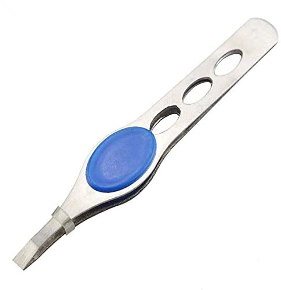 Stainless steel tweezers to resist eyebrows and face