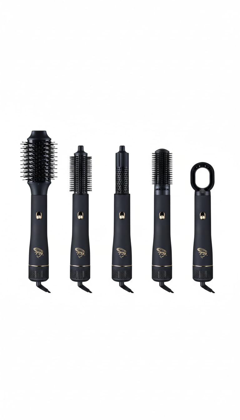 5 in 1 Multifunctional Hair Dryer - Hair Dryer and Styler with Different Accessories for Daily Use at Home