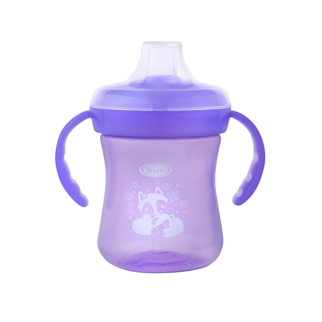 True Gold Training cup Silicon spout 180ml 6+m with handles & cover