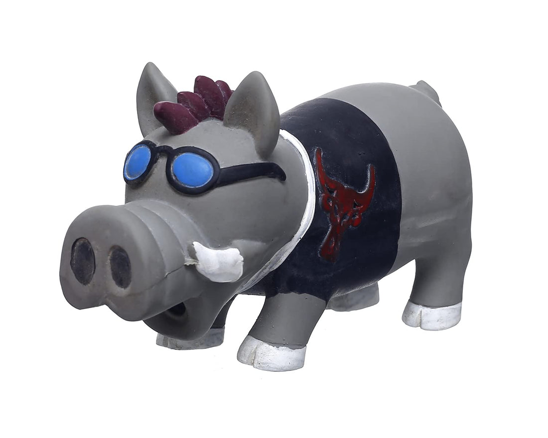 Orgo Latex Plush Squeak Toy For Dogs - Grey