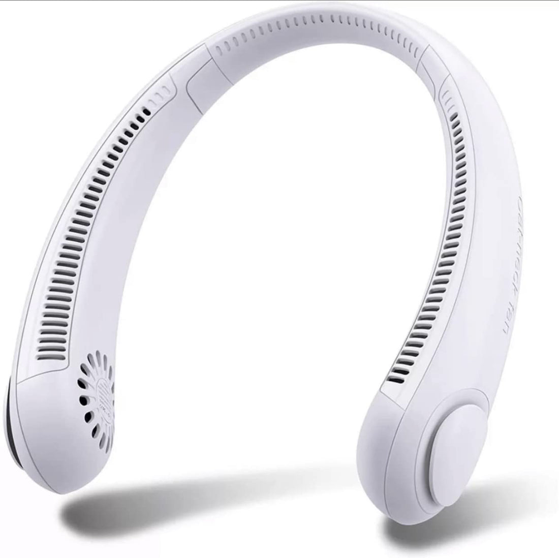 Personal Hanging Bladeless Neck Fan Rechargeable Portable Air Fan. Lightweight Wearable Cooling Device, Personal Air Conditioner for Camping, Hiking, Gym, and Indoors