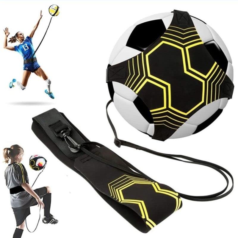 Volleyball Training Equipment - Soccer Training Equipment for Kids Solo Soccer Trainer Soccer Equipment for Training Soccer Accessories Soccer Gifts for Boys Girls Volleyball Soccer Practice Equipment
