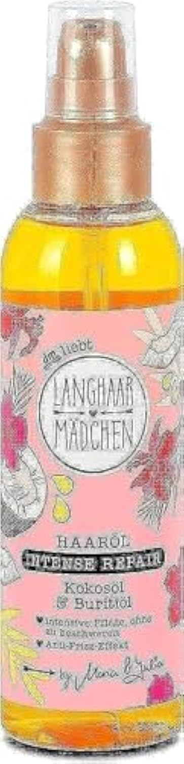 Langhaar Madchen Hair repair oil Coconut & Buritiol intensive care without complaning 200ml