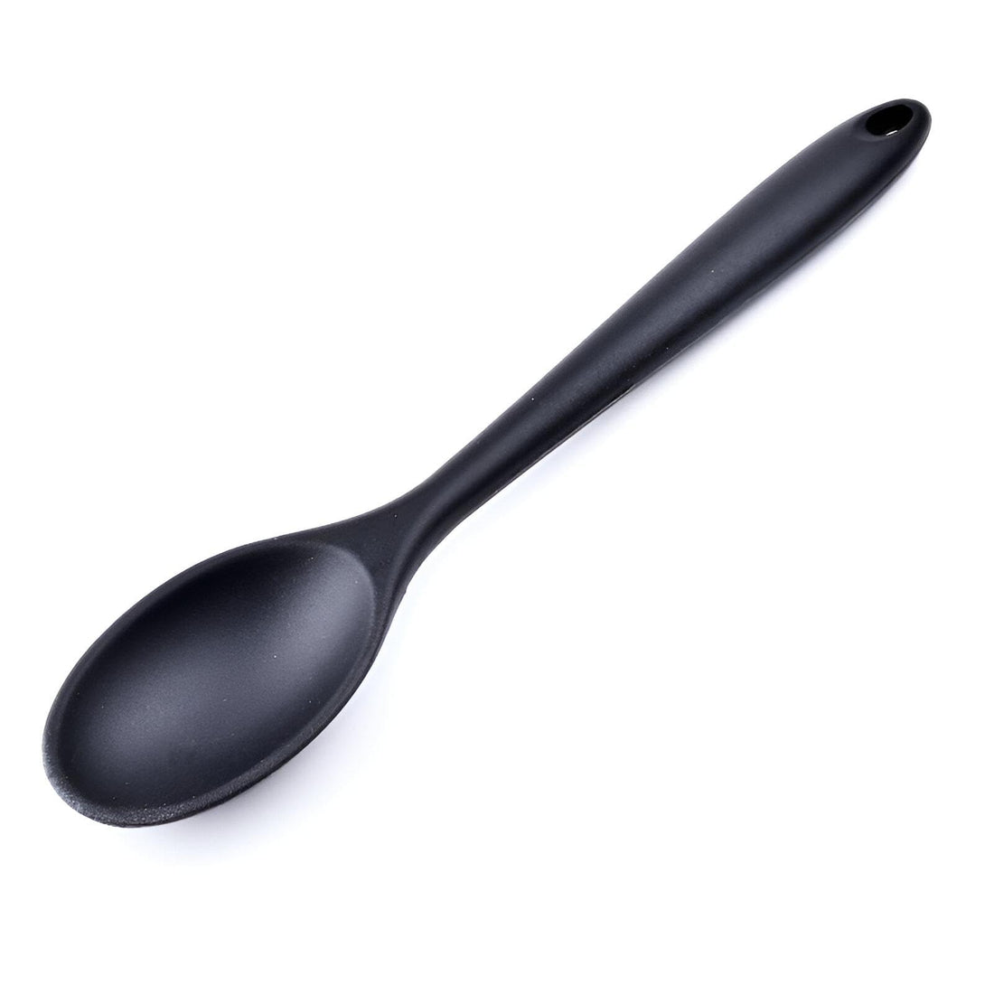 Mixing Spoon - Basic Silicone Kitchen Tool for Stirring, Serving, Baking, Non-Stick, Heat Resistant, Food-Grade Use, Ideal for Sauces