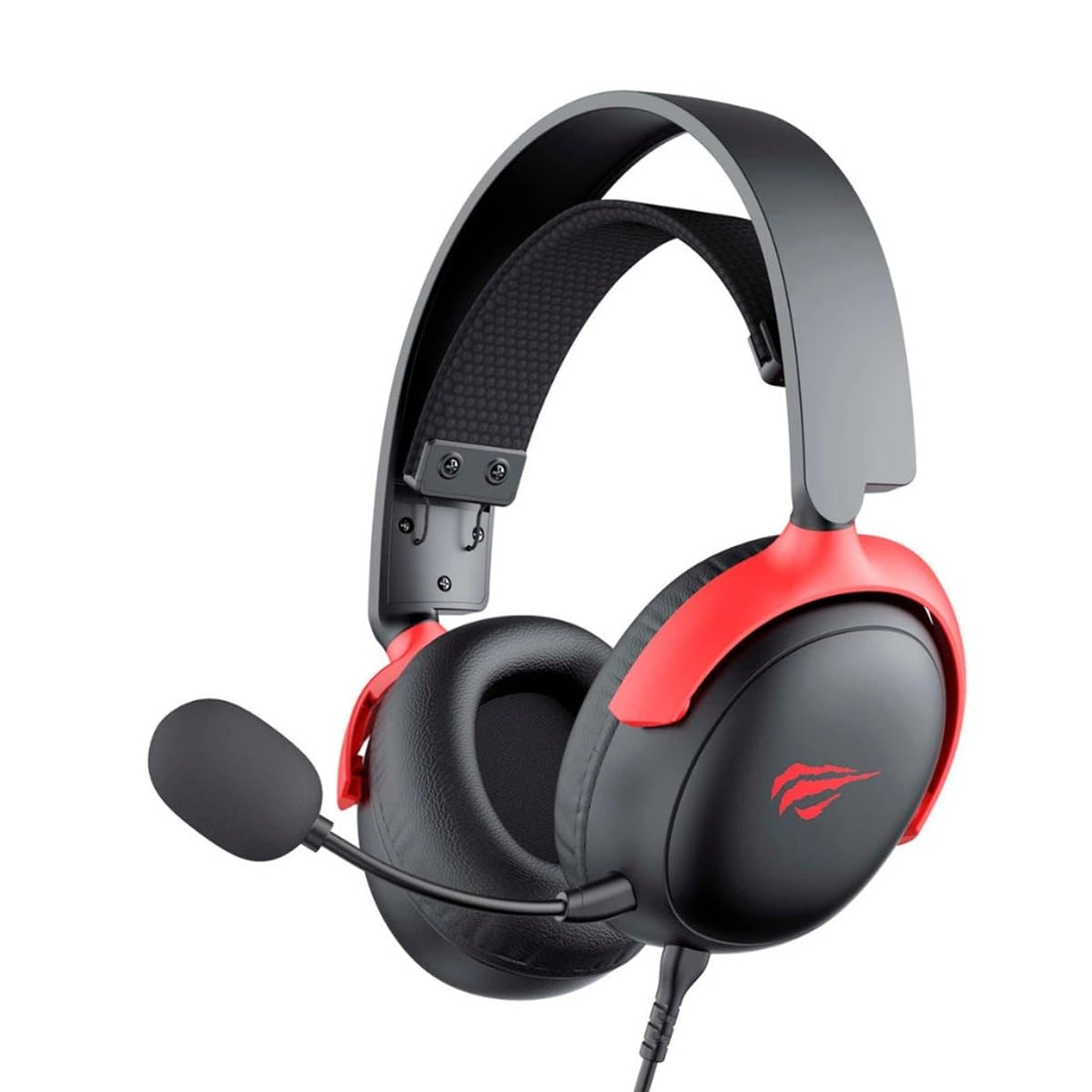 havit Gamenote H2015F Gaming Headset, 3.5mm, Drivers 53mm, Black/Red
