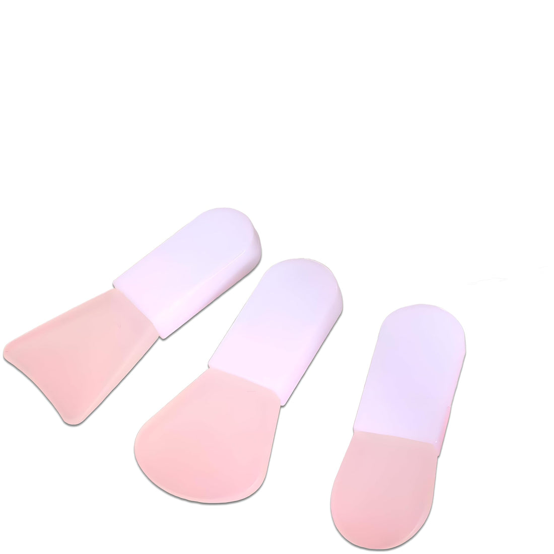 Face Mask Brush Set, Portable Mini Makeup Spoon, Facial Mud Beauty Tools, Beauty Mask, Soft Silicone Brush Set 3 Pcs for Care