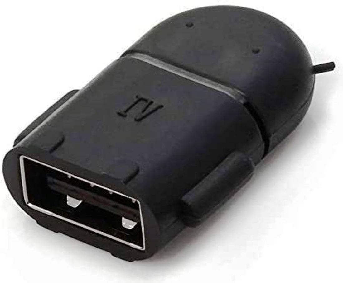 Generic USB to Micro USB Cable/Adapter, Black, 2 cm, 1 Pack, Compatible with Smartphones, Tablets
