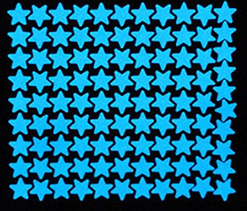 100pcs Fluorescent Glow in the Dark Stars Wall Stickers for Kids Rooms Decoration Livingroom Baby Bedroom Ceiling Home Decor
