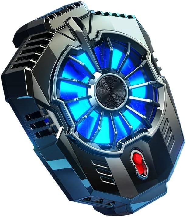 Mobile Phone Cooler for Quick Cooling, semiconductor Phone Cooler for Cooling, Playing Games and Watching Videos, Compatible with iPhone and Android Smartphones Black