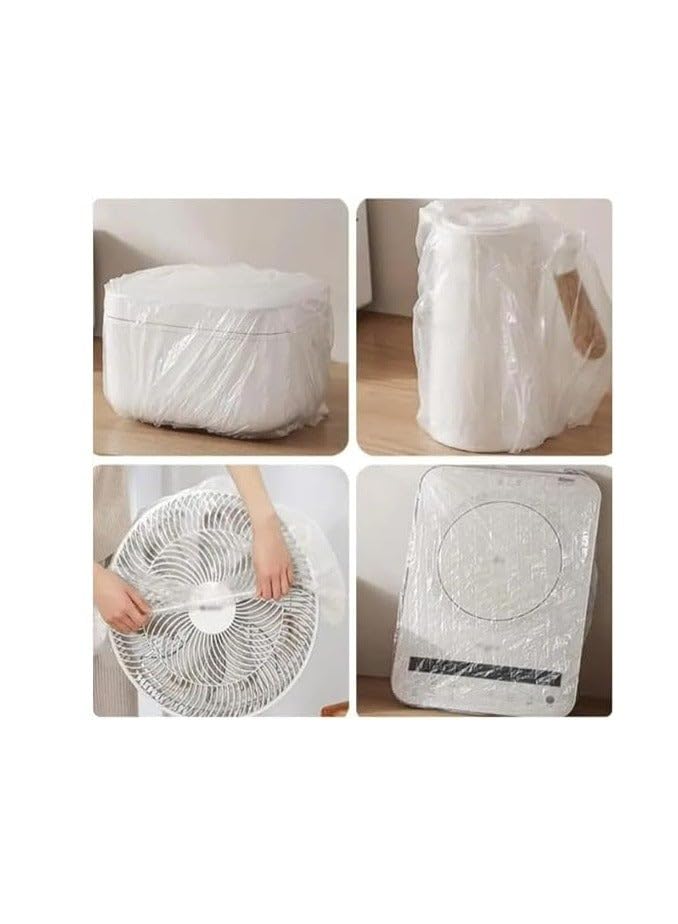 10 pcs Kitchen Appliance Covers Thick Clear Dust Cover Keeping Fresh Seal Bowl Stretchy Kitchen Cookware Small Appliance Toaster, Microwave, Blenders and Kettels