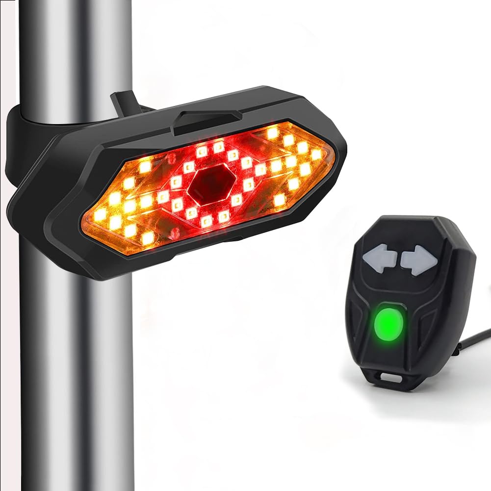 Ultra Bright 5-LED Bike Headlight - USB Rechargeable, 5-Mode, IPX4 Waterproof for Night & Off-Road Riding