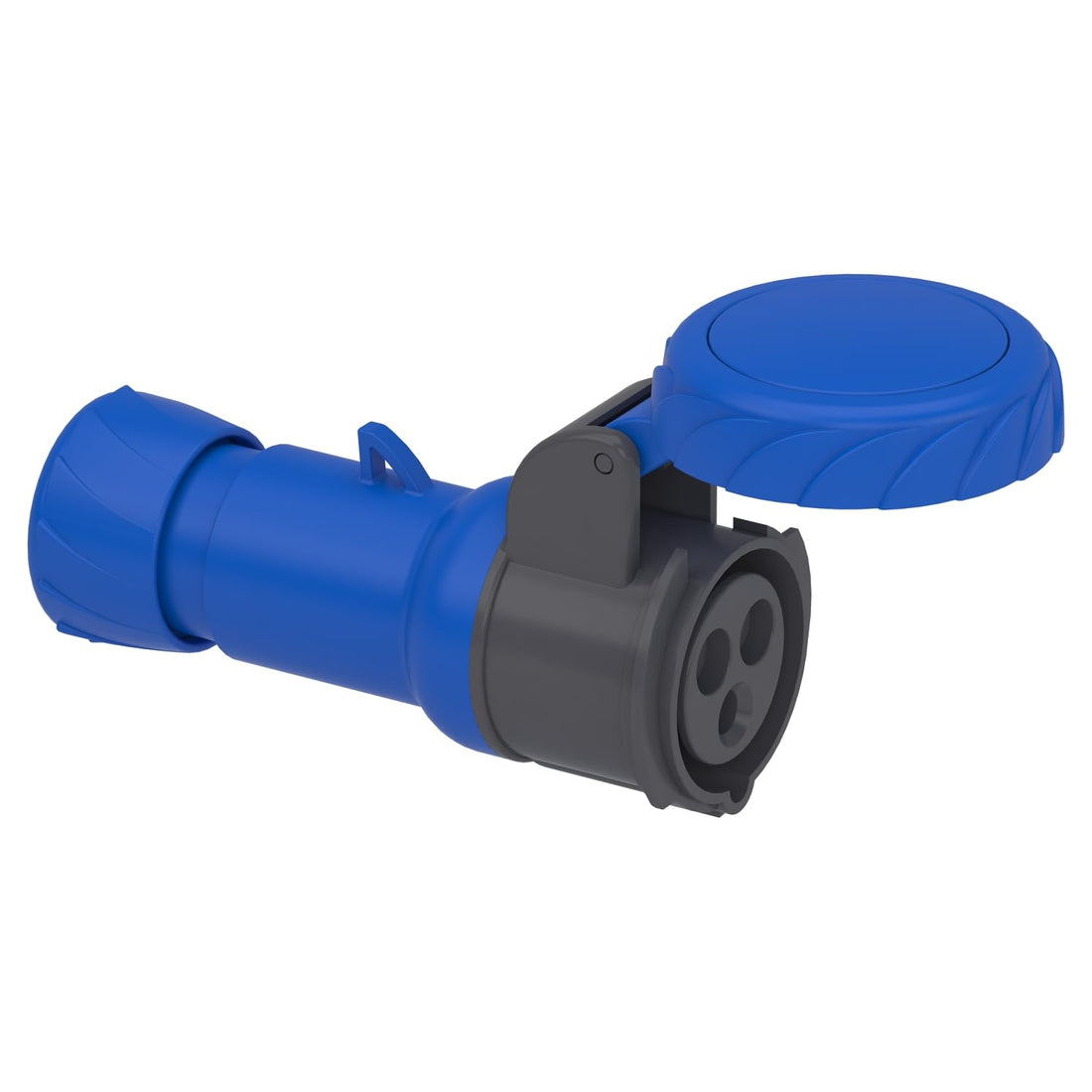 3 Bull 16 Amp Pratika Schneider wander socket - straight - 16 A - 2P + E - 200...250 V AC - IP67 PKF16M723