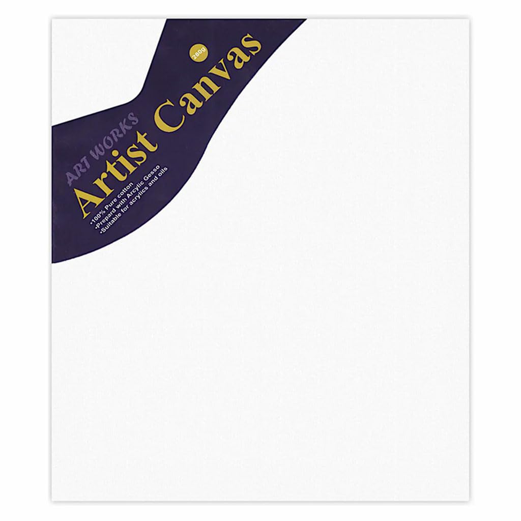 Keep Smiling Canvas Drawing Board, 80 × 120 Cm - White
