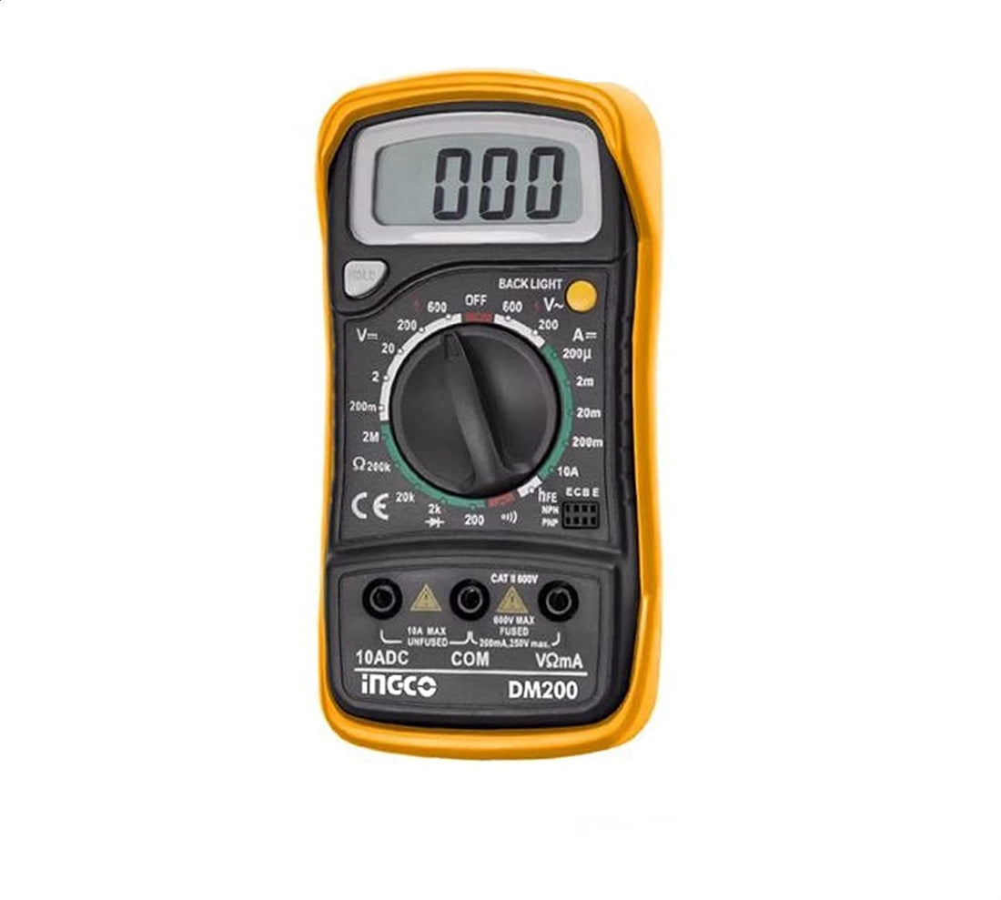 Ingco DM200 Digital Electric Multimeter - 200 Volts