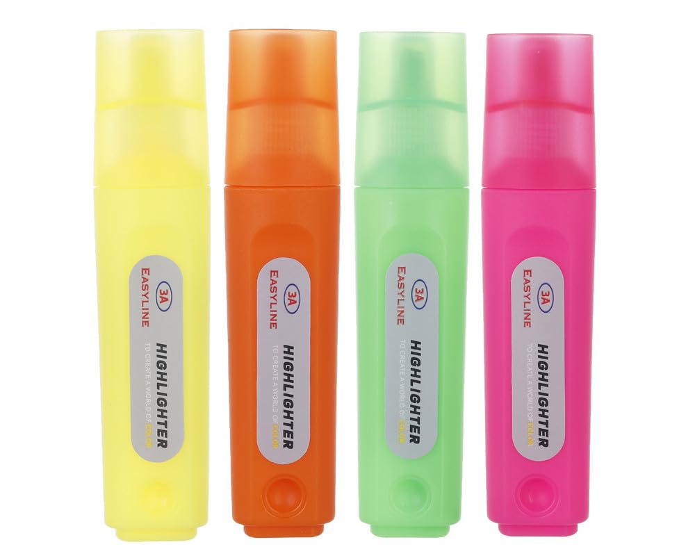 3A 705-2 Highlighter Set Of 24 Pcs. - Multi Color
