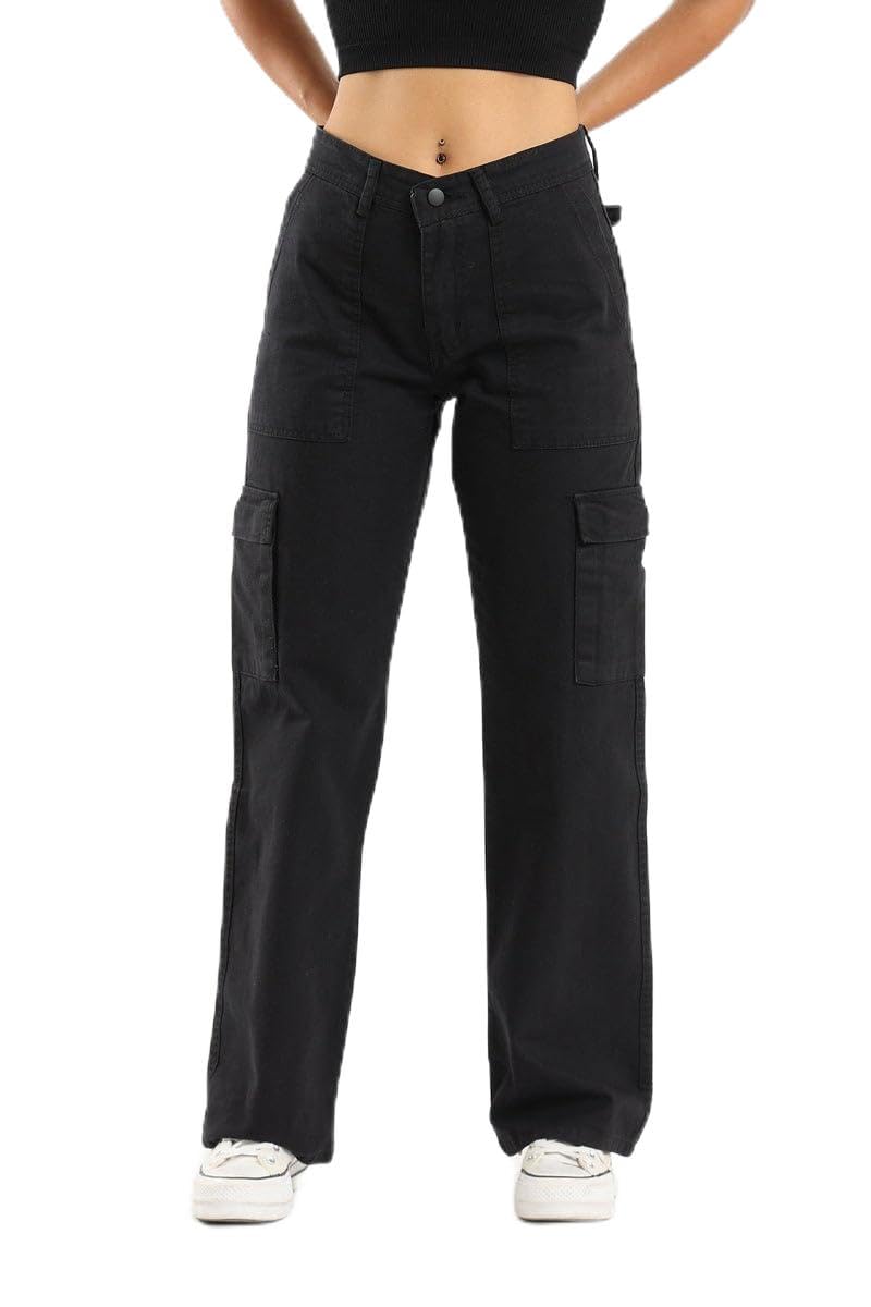 CARINA Women Multi Pocket Parachute Pants Comfort