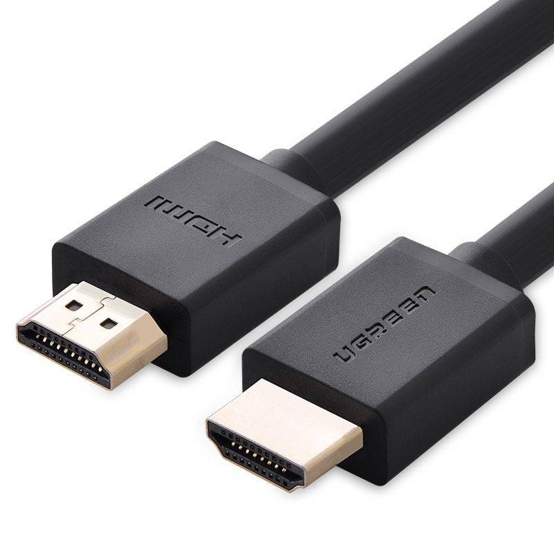 UGREEN 4K UHD HDMI 2.0 Male to Male Cable, High Speed 10.2Gbps with Ethernet Gold Plated Connectors, 2-Way Audio Surround for Laptop, TV, PC, Gaming Consoles (1M)