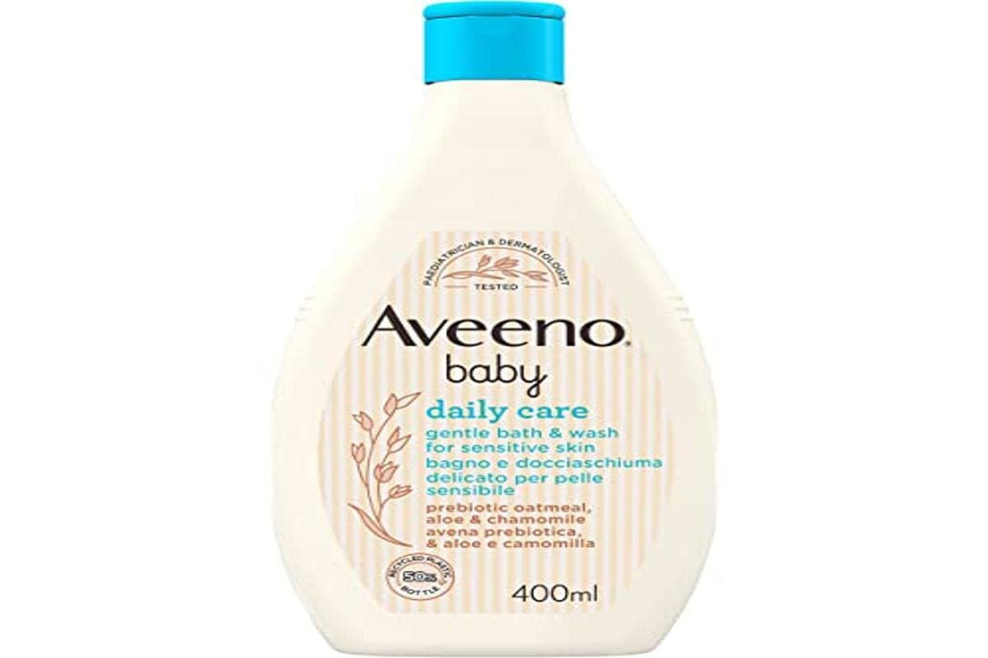 Aveeno Baby Daily Care Gentle Bath & Shower Gel for Children for Deep Cleansing Sensitive Skin Baby Shower Gel with Oats for Bath 400ml