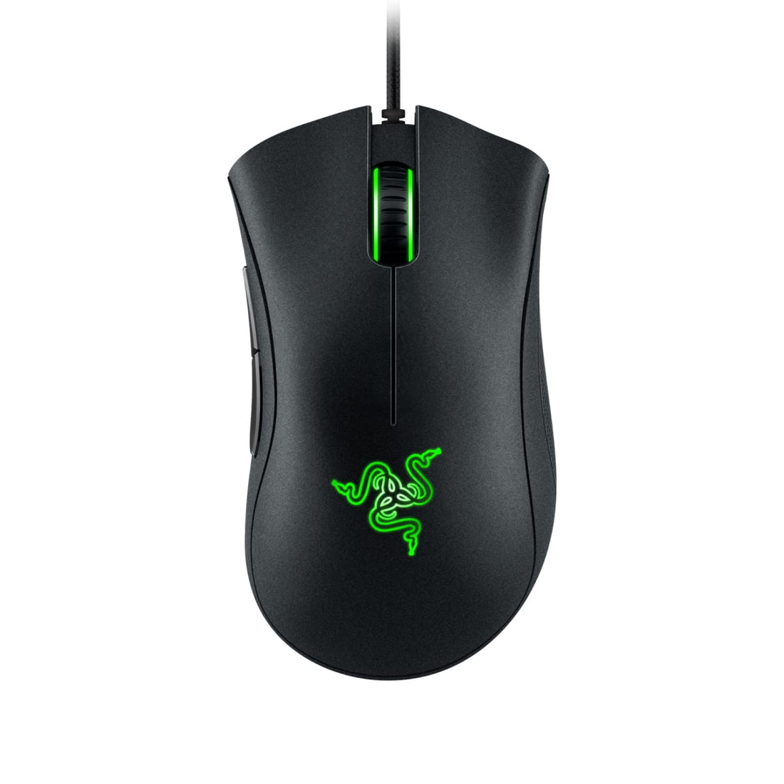 Razer DeathAdder Essential Gaming Mouse: 6400 DPI Optical Sensor, 5 Programmable Buttons, Mechanical Switches, Rubber Side Grips - Black