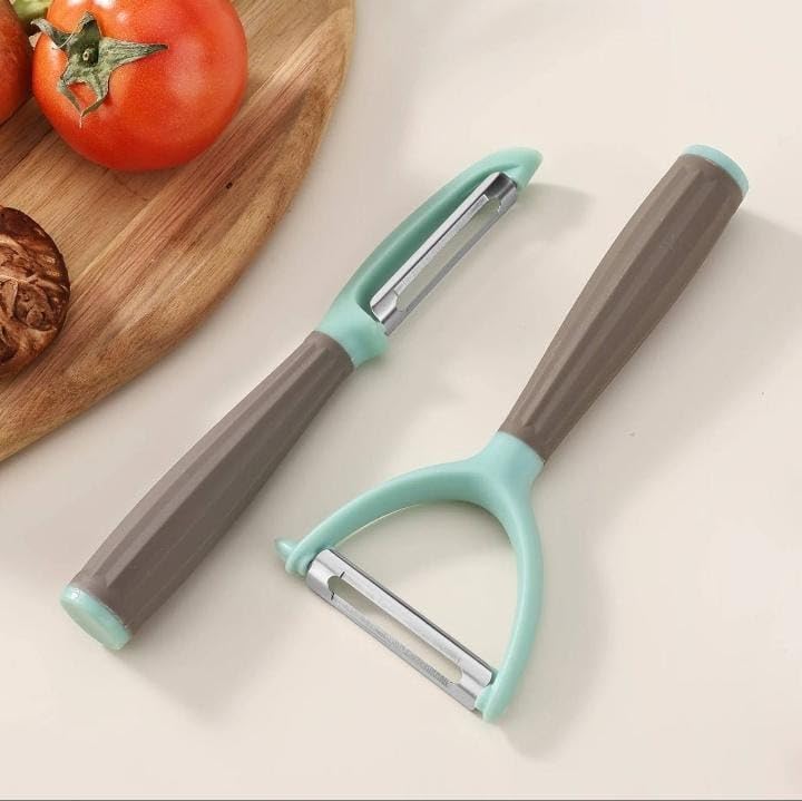 ZLZIDAN Vegetable Peeler Potato Peeler for Kitchen, Stainless Steel Y-Shaped Rotating Peeler with Ergonomic Non-Slip Handle, Household Fruit Peeler.