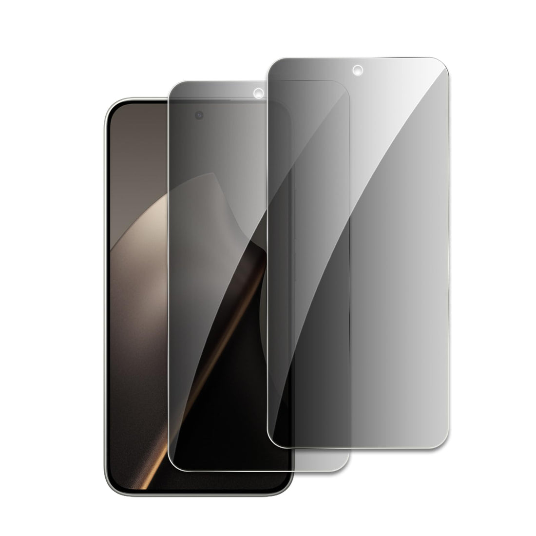 2 x Anti-Spy Tempered Glass Screen Protectors for Xiaomi 15T, Privacy Tempered Glass Screen Protector, Anti-Scratch, Anti-Fingerprint, High Definition, Bubble-Free