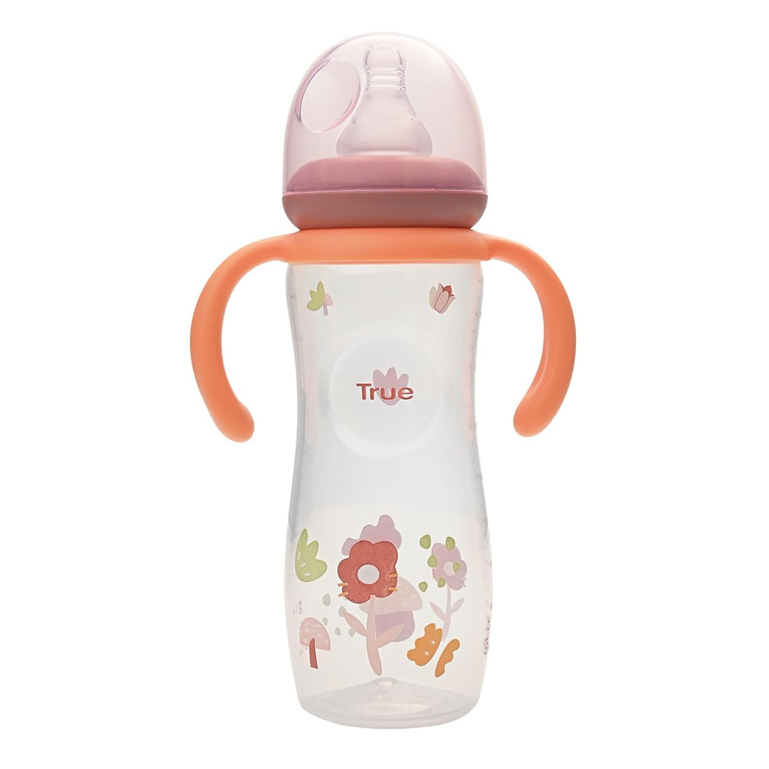 True Gold Standard bottle with handles 260ml with silicon teat 3+m