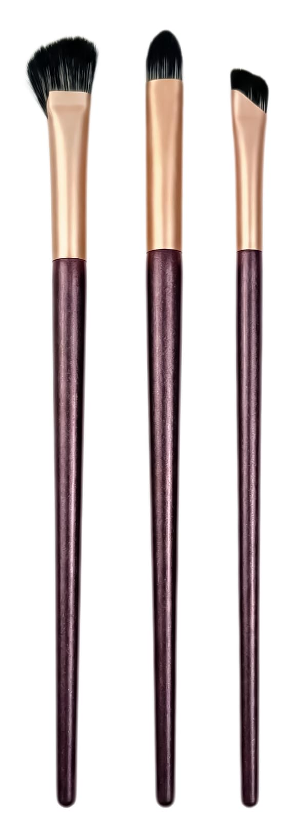 Makeup Brush Set - Professional Makeup Brushes, Set Of 3 Pieces, Soft Bristles, Eyeshadow, Blending & Contouring Brushes, Beauty Tools, For Women & Girls
