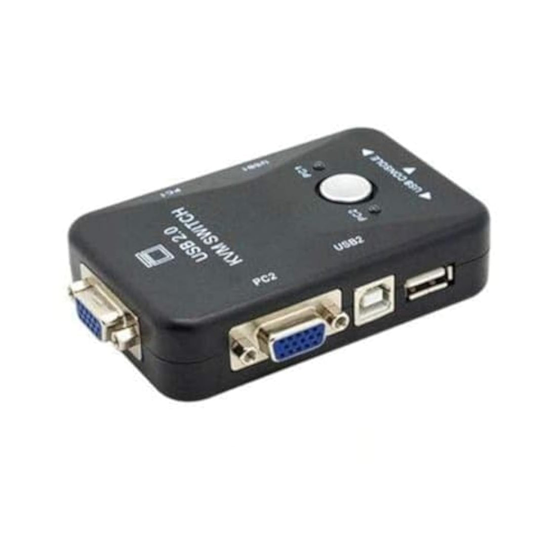 2 Port USB KVM21UA KVM manual switch to control 2 PCs with single monitor,keyboard and mouse