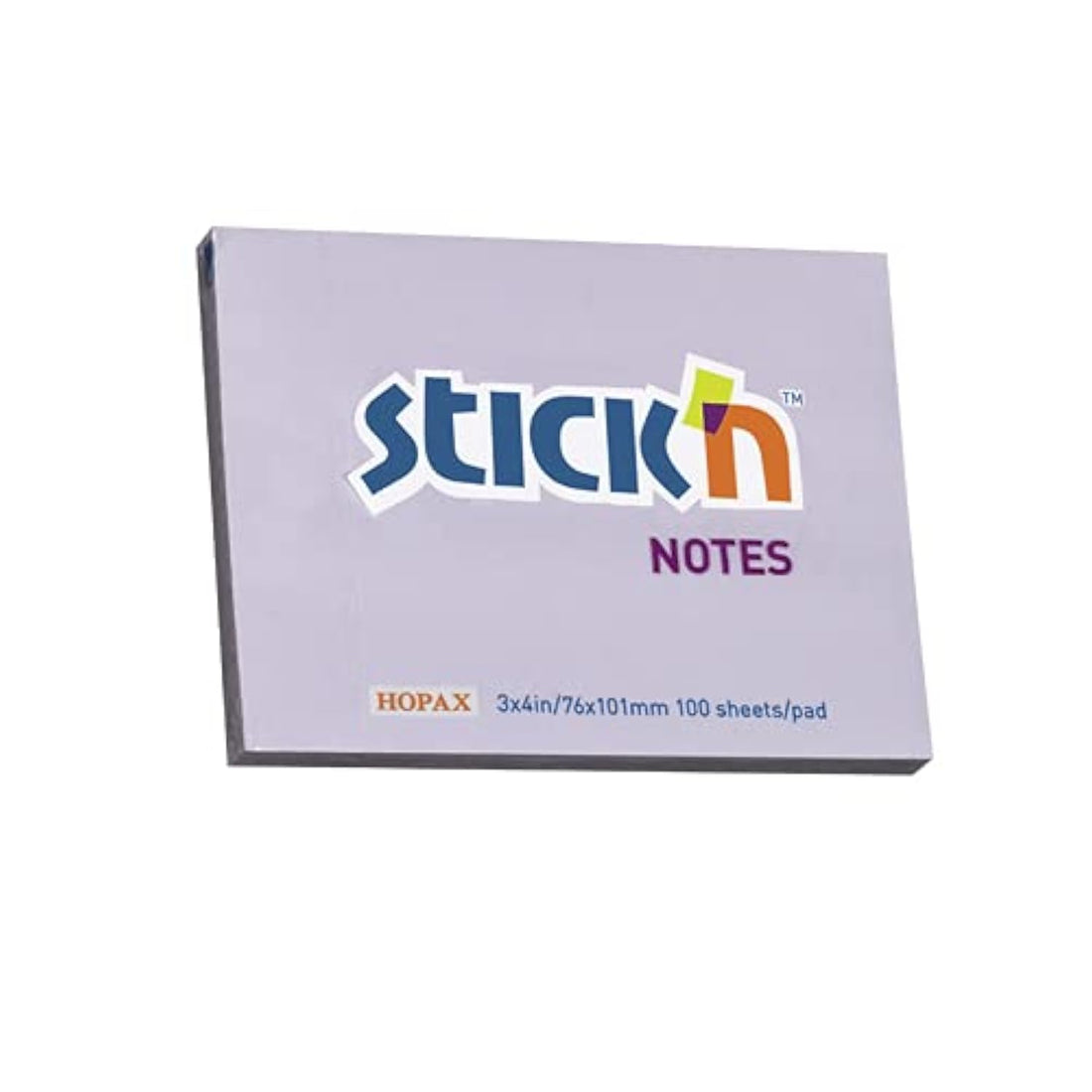 HOPAX-Stick'n 21404 Sticky Note 76X101 mm - Purple, 100 Sheets