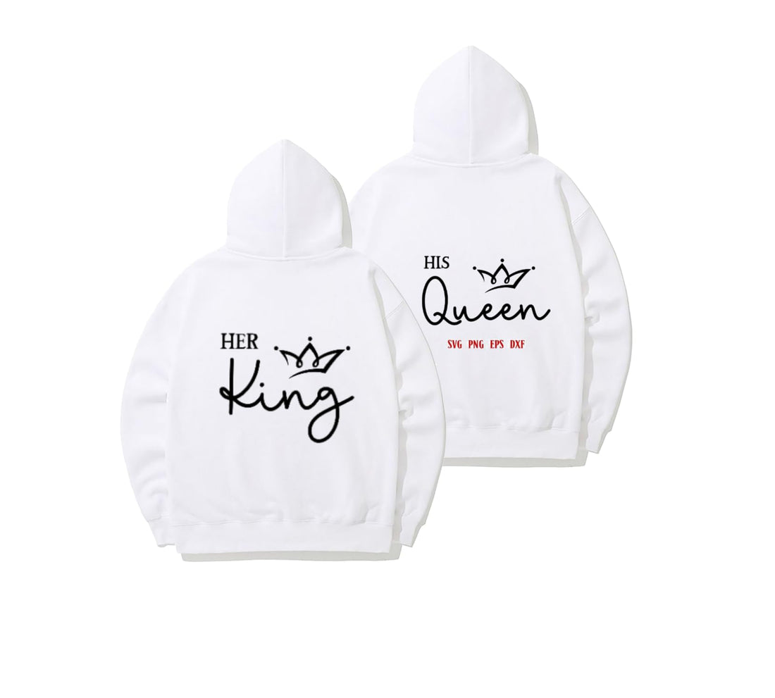 He's Mine She's Mine VaIentine coupIe Couples Hoodie White