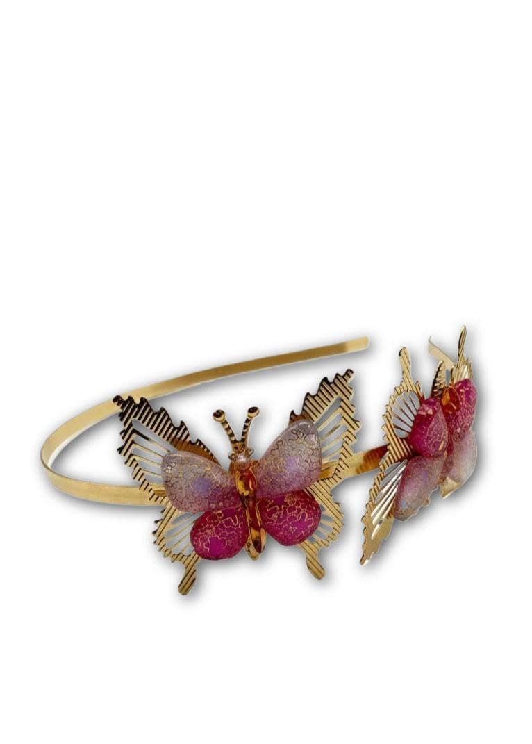 Roman Leaf Crown - Elegant golden leaf-pattern headband inspired by ancient Greek goddesses, perfect for weddings, festivals, and boho-style photo shoots. (model 2)