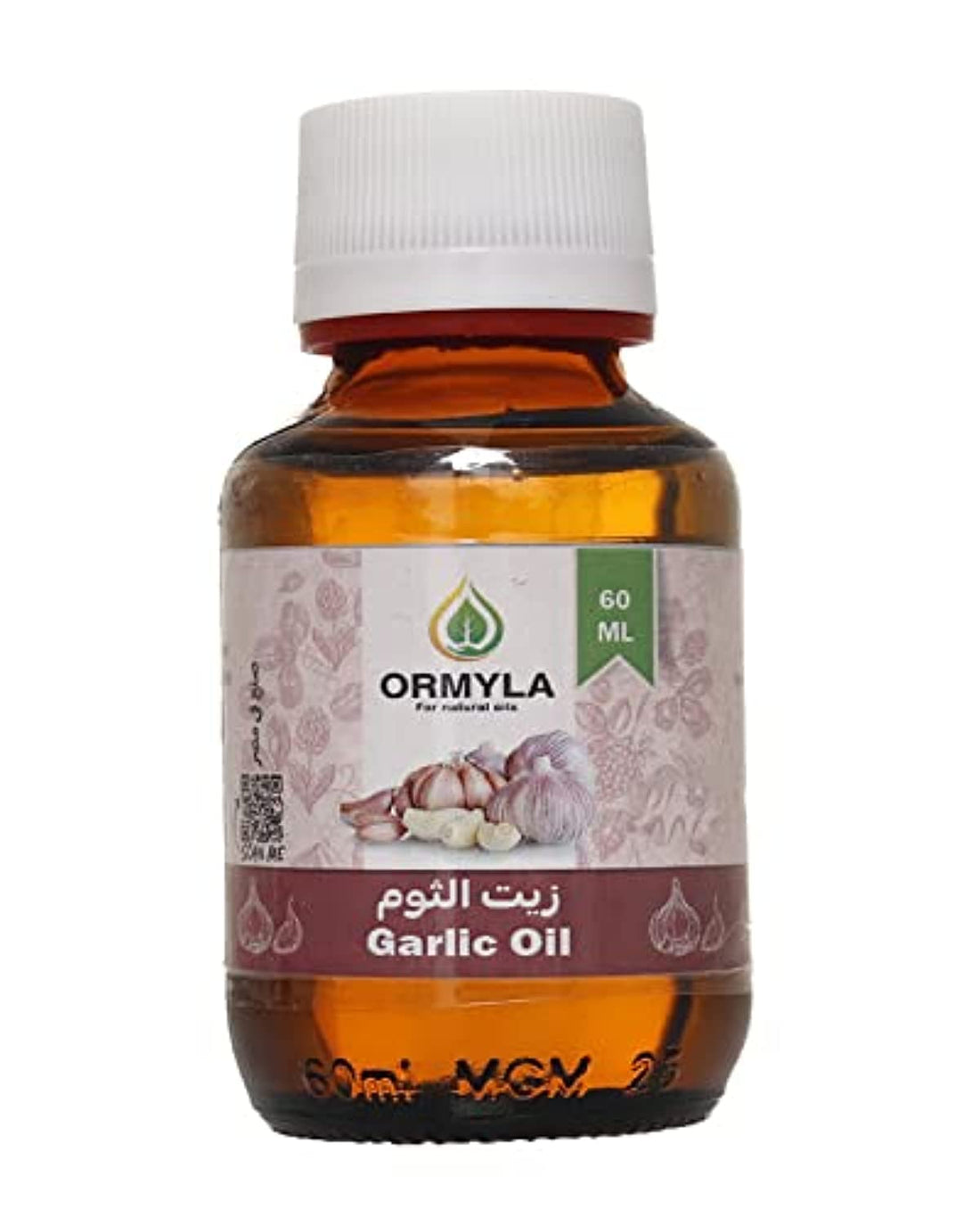 Ormyla Garlic Oil Virgin for Hair, Skin and Body, 60 ml