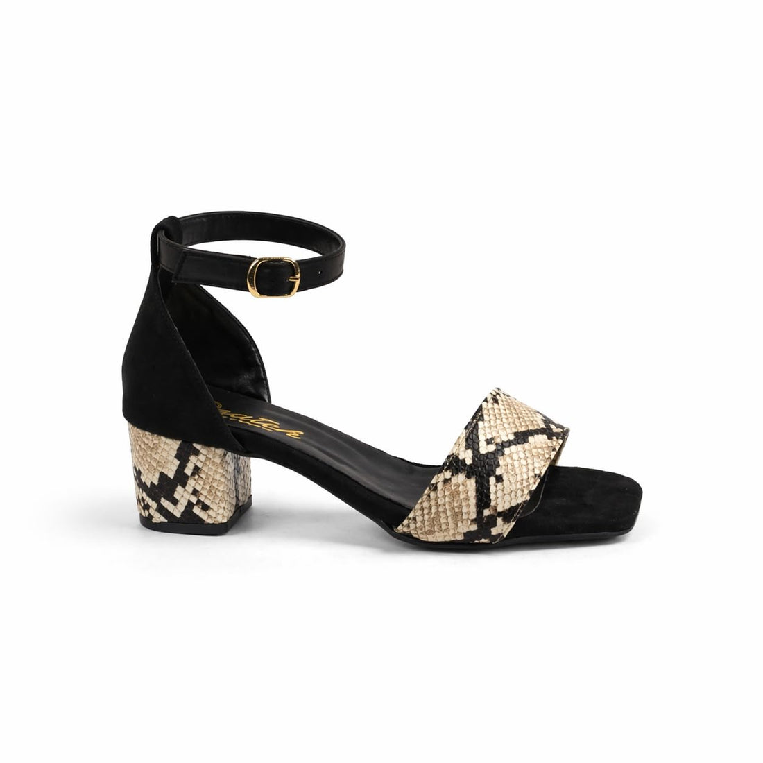 Snatch Women's Sandal Blocked Heel 3cm