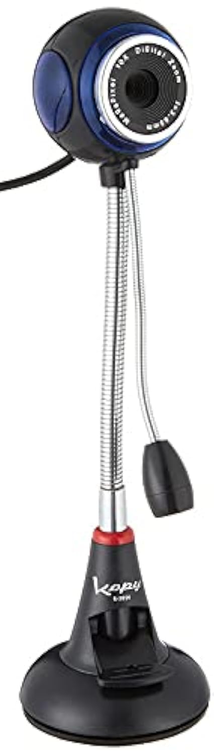 Kopy FUWC-300 Digital Webcam with Stand - Black and Silver