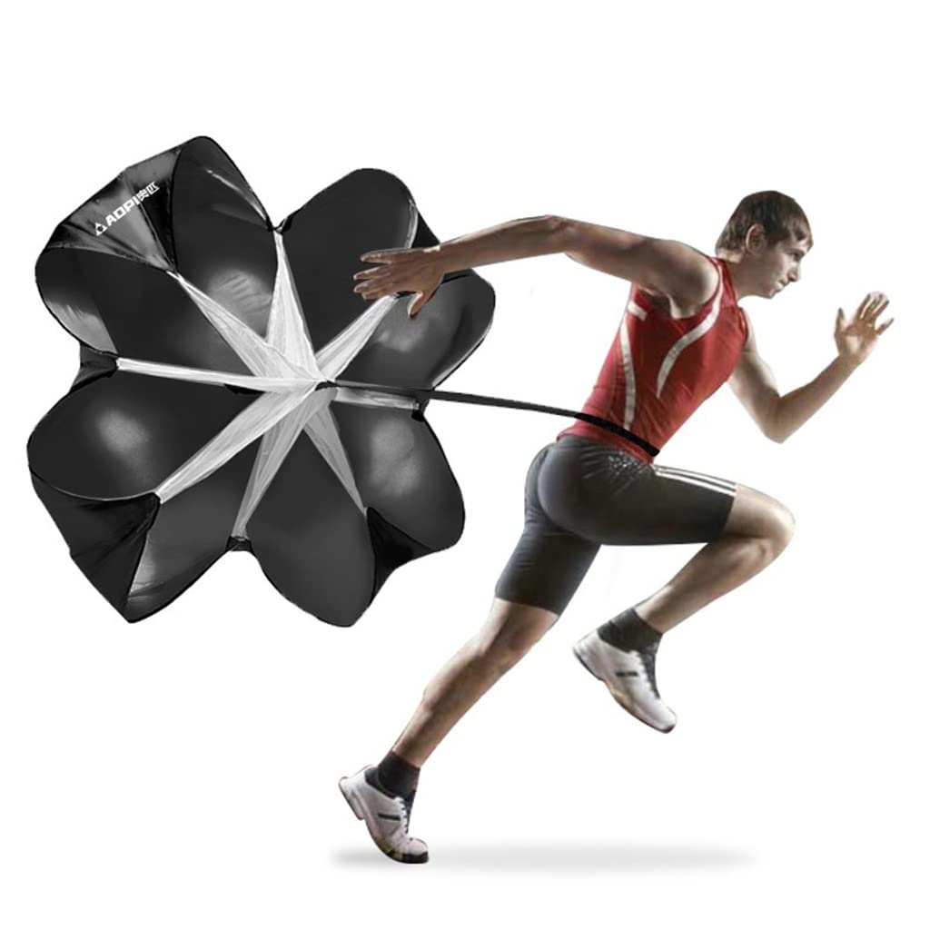 Running Parachute Sprint Parachutes, Speed Resistance Training Parachute Equipment With Adjustable Strap Improve Sprint Speed And Agility For Football, Basketball, Cycling Training