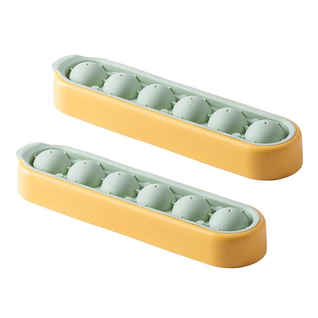 Silicone Ice Cube Tray for Whiskey, Whiskey, Cocktail, Whiskey, Whiskey, Cocktail, Round Ice Cube Tray - Food Grade, Easy to Clean, Multi-Use -