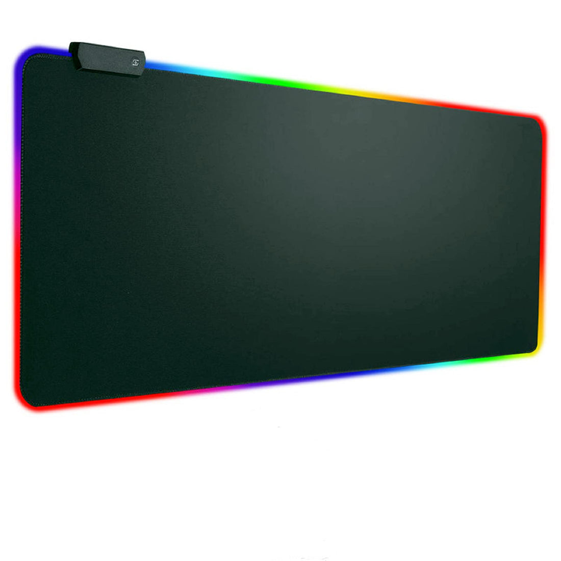 Bisector Mouse Pad, RGB Gaming Mouse Pad, 14 Modes Led Extended Mousepad, Large Mouse Pad with 31.511.8 inch, RGB Mouse pad with Non-Slip Base, Extra Large Soft Computer Keyboard Mouse Pads