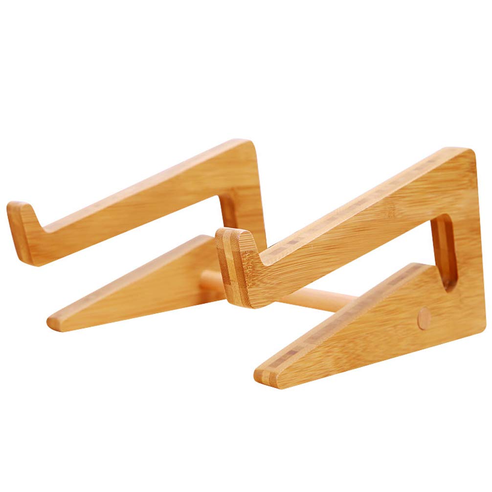 Laptop Stands, Computer Stand for Desk Riser MacBook Stands Laptop Mounts Cooling Compatible with 13-17inch Notebook Computer Bamboo (for 13-17inch)