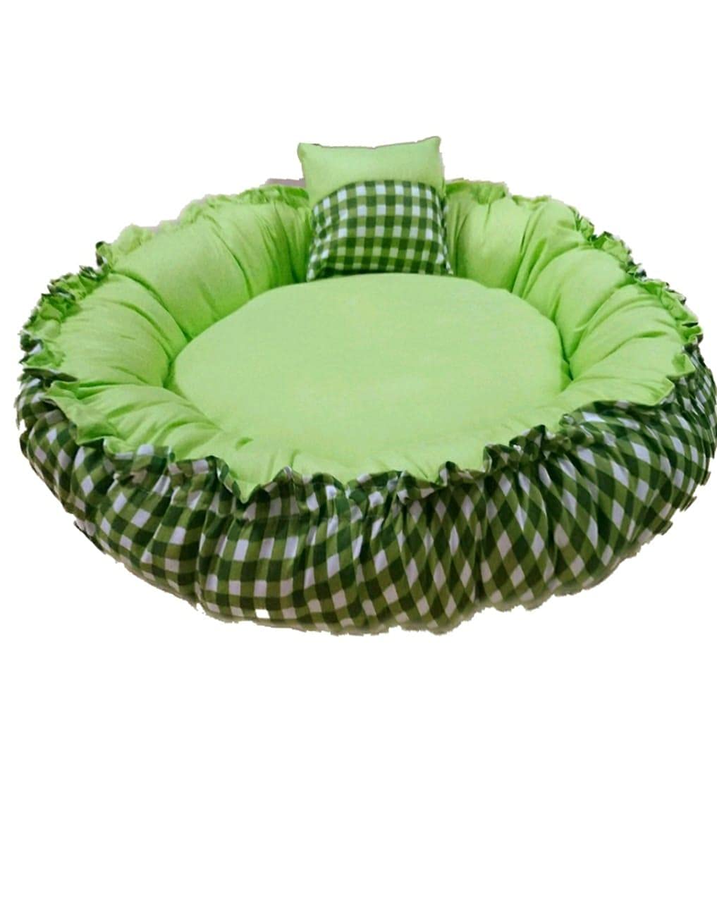 Moro Moro 3 Circular Double Face Bed For Pet Animals-Green