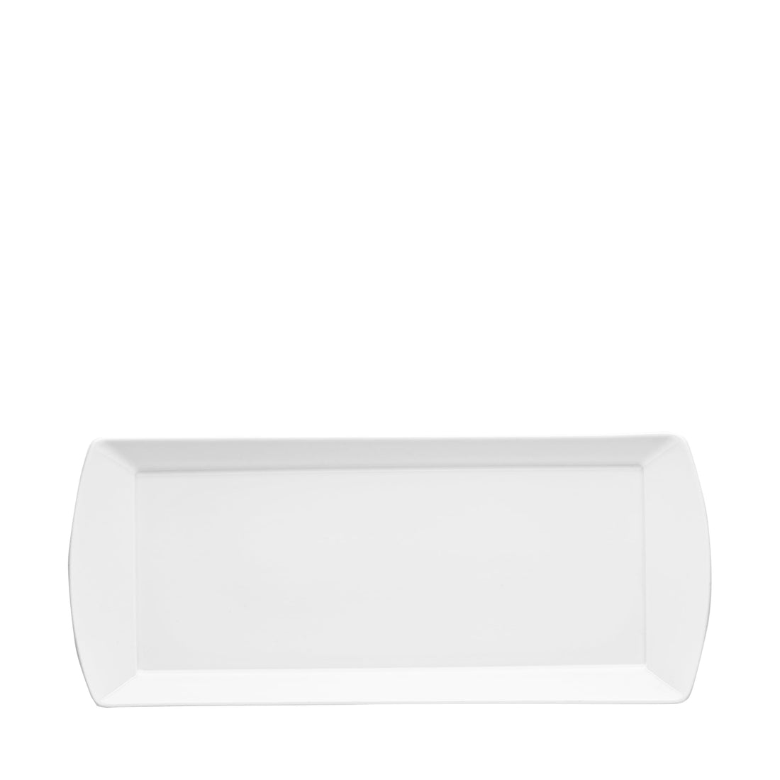 Fathy Mahmoud White porcelain Lotus Platter 36.50x15.50 cm