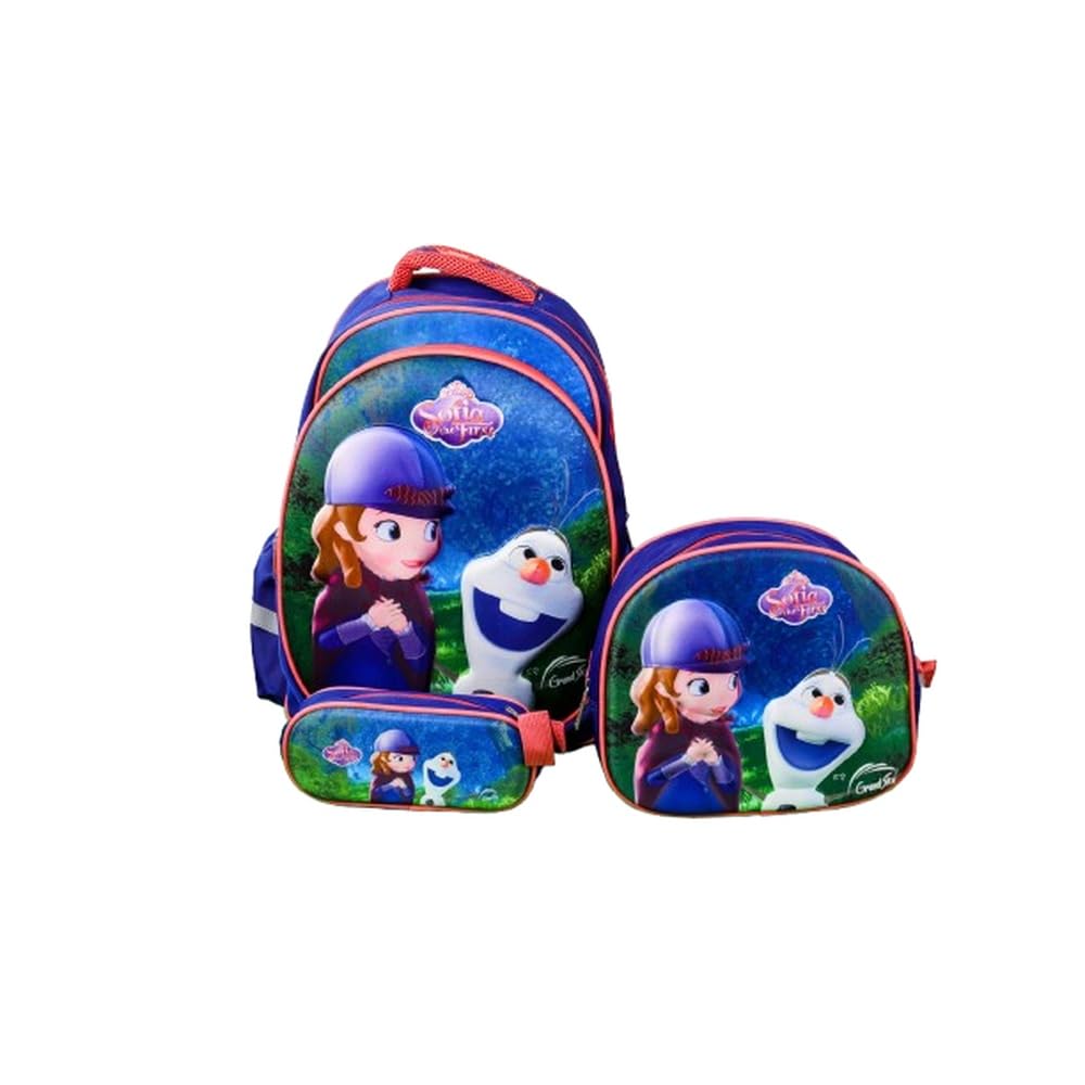Sofia School Backpack with 2 Bags - GS17-B
