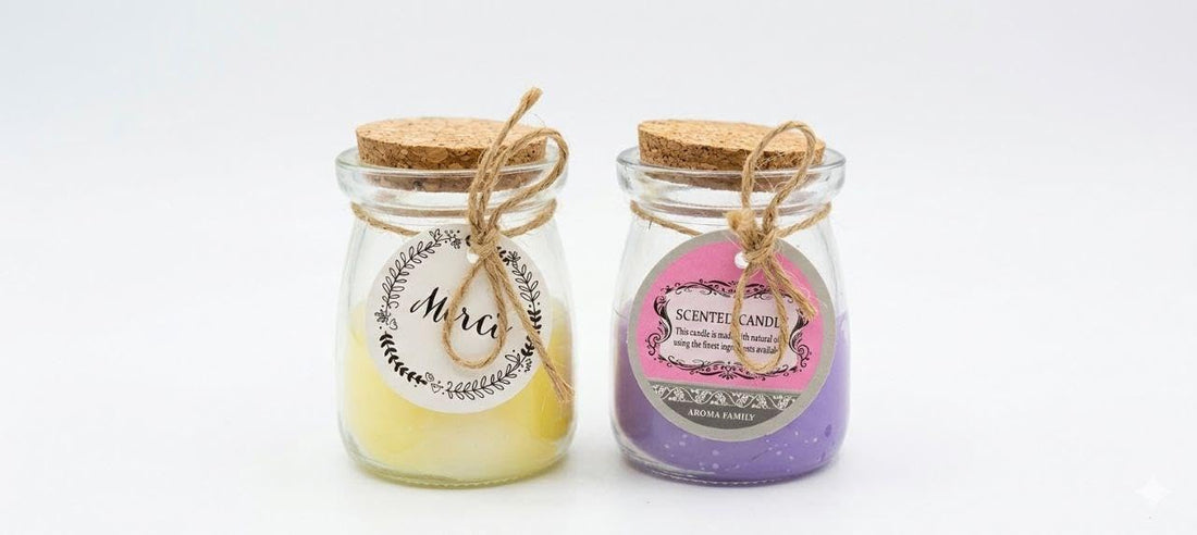 Scented Candle - High-concentration fragrance with long-lasting aroma, perfect for creating a romantic, cozy ambiance in any room. (M3 – 2 pcs)