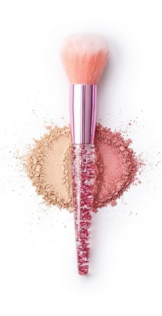 1pc LARGE Foundation Makeup Brush & Blush Brush & Powder, Soft And Multifunctional Fiber For Daily Makeup