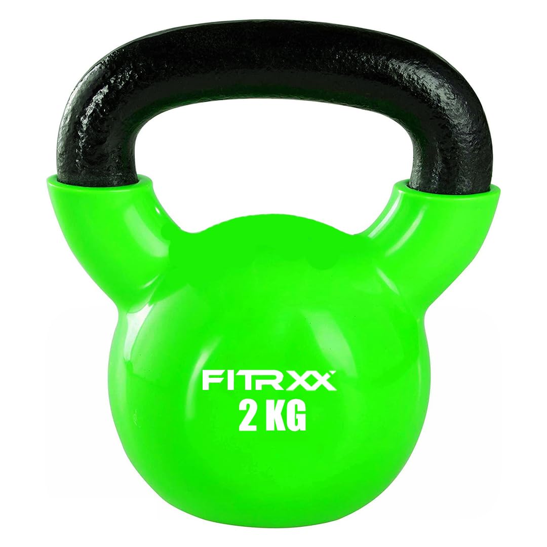 FITRXX Coated Solid Kettlebell Pink