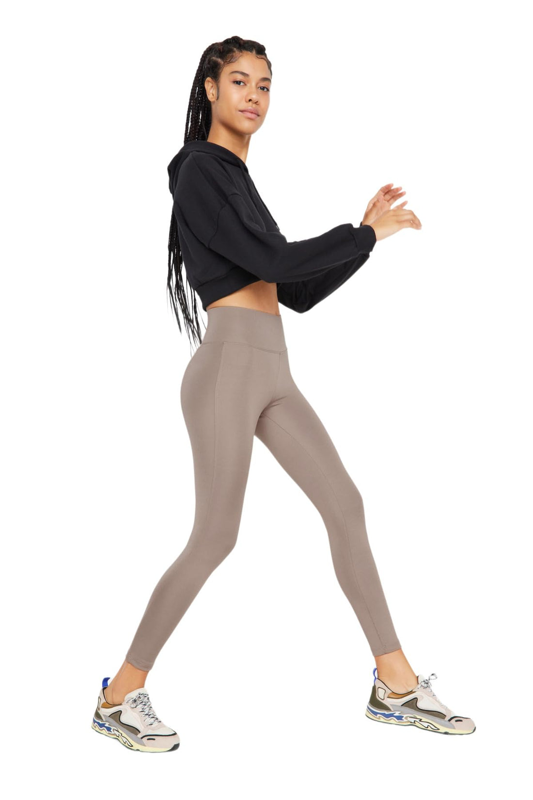Trendyol Women Wide Waist Elastic Extra Compression Full Length Knitted Sports Leggings TWOAW21TA0029 Sports Leggings
