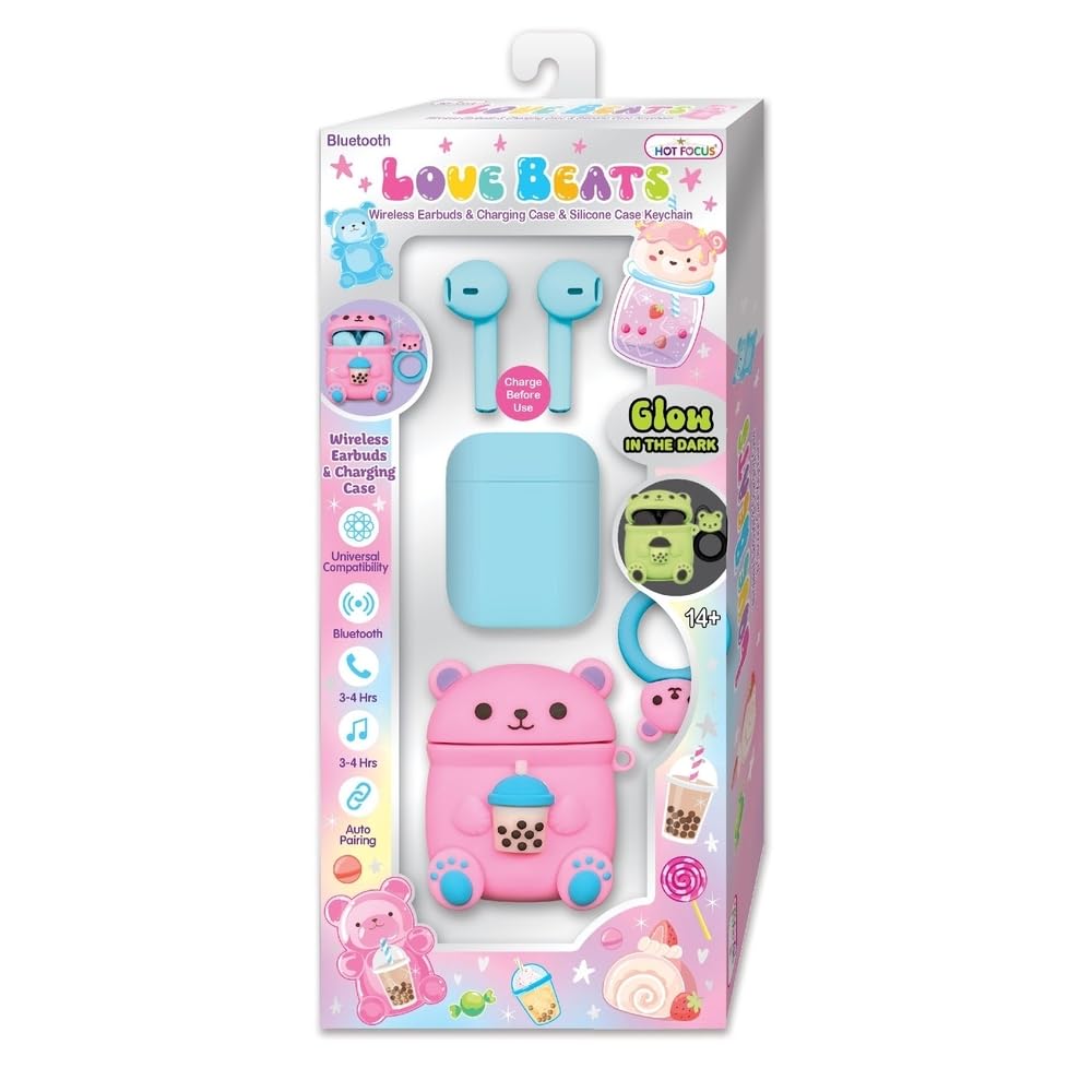 Hot Focus - Gummy Bears Love Beats Wireless Earbuds Set - 622NGB